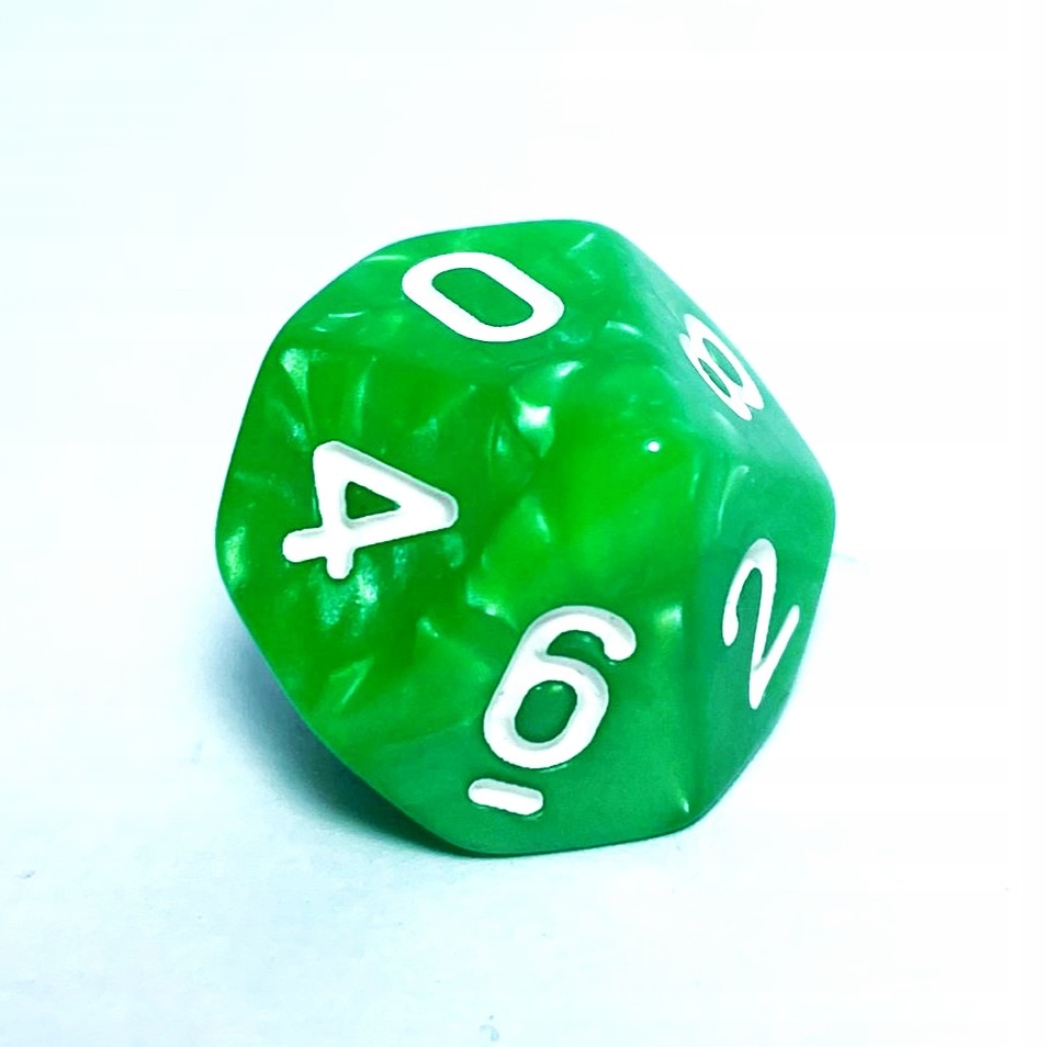 KOSTKA RPG KOŚĆ DZIESIĘCIOŚCIENNA K10 WIERZBY 0-9 Producent RGFK