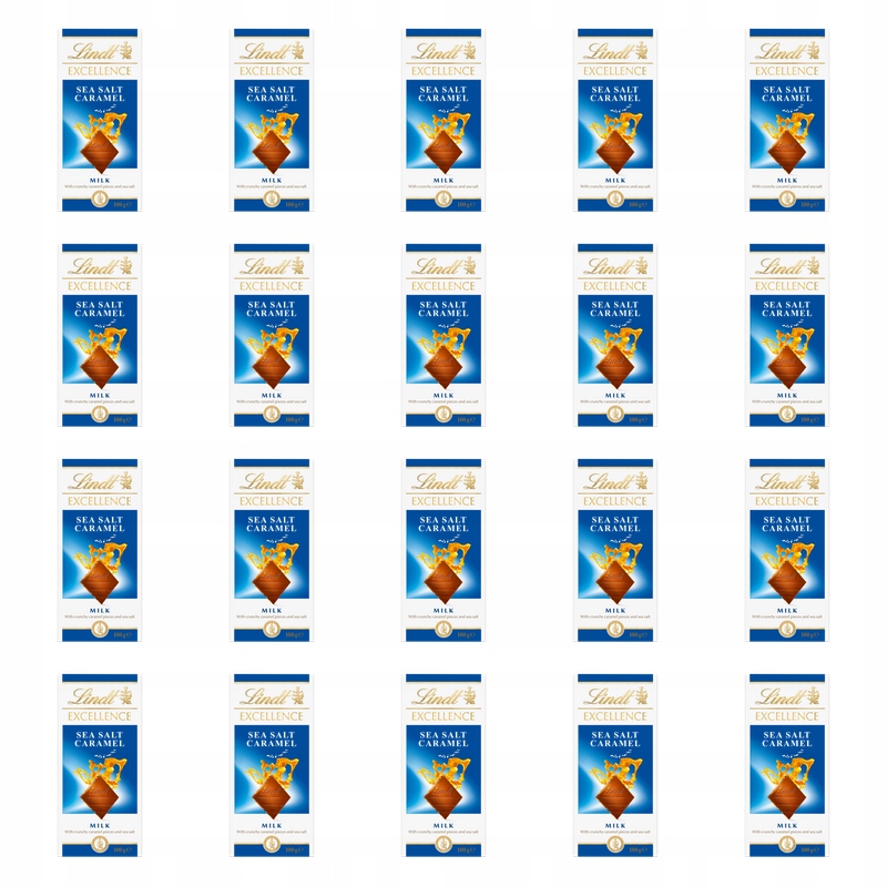 Lindt Excellence Milk Caramel Salt 100g X20