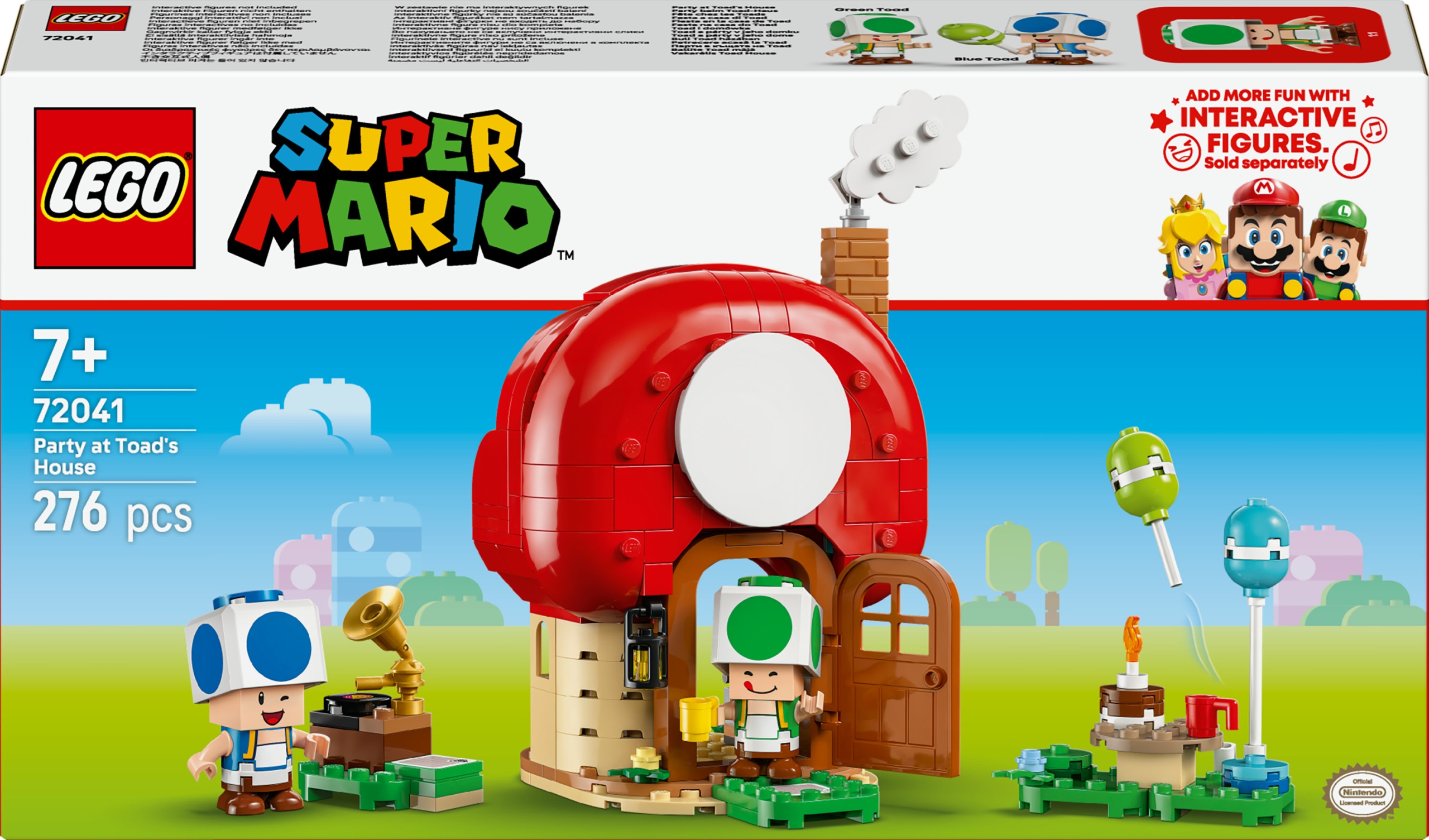 Lego Mario Toad i domówka, zabawka konstrukcyjna 72041