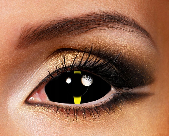 Soczewka Colourvue Sclera 22mm BLACKLASH -0,00