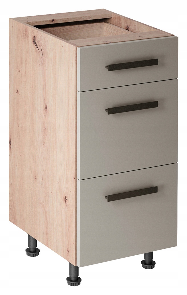 

Szafka z szufladami Langen D40S3 Beige push-open