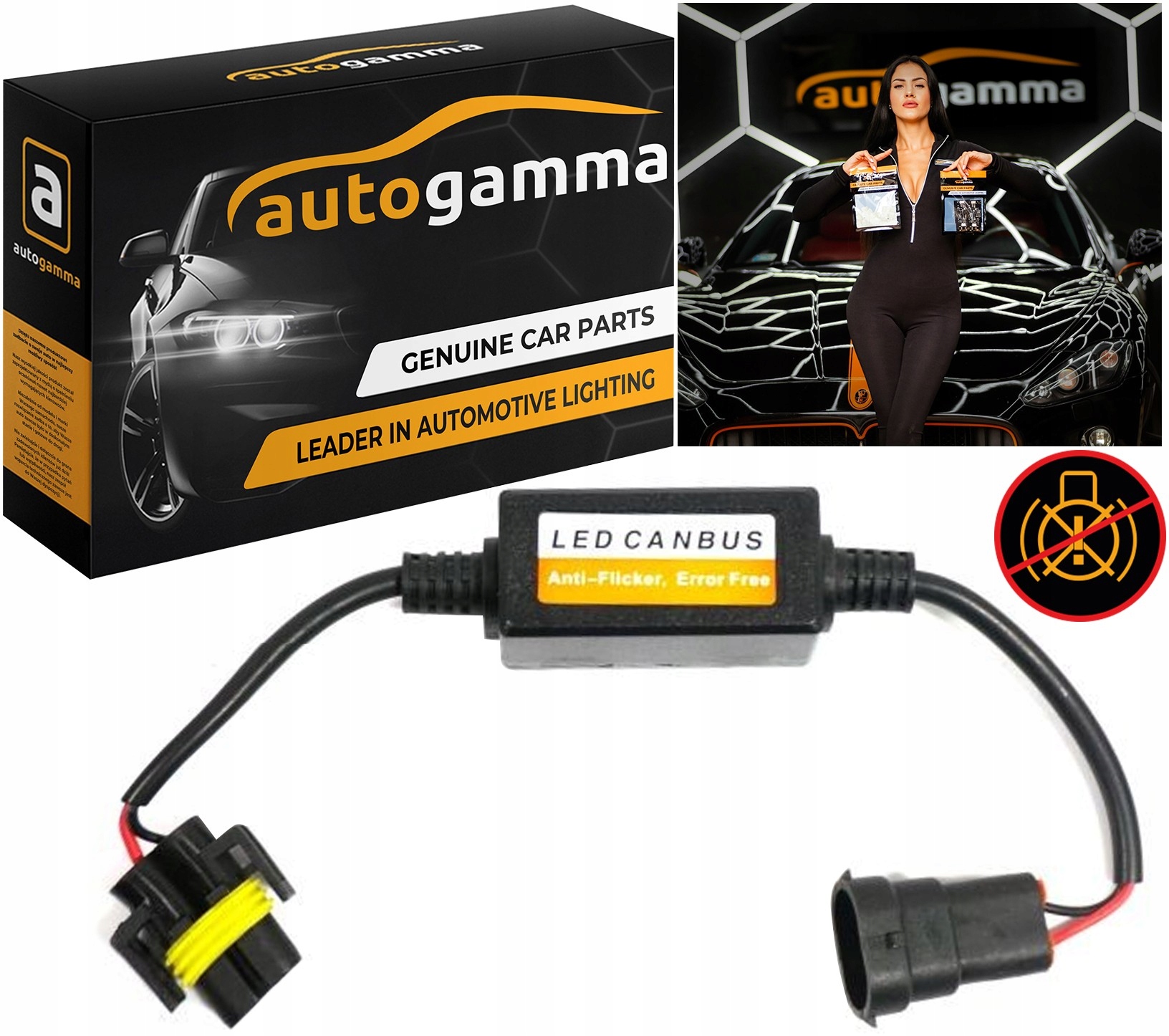 Dekoder Filtr Rezystor LED Błąd Spalonej Żarówki Canbus H11