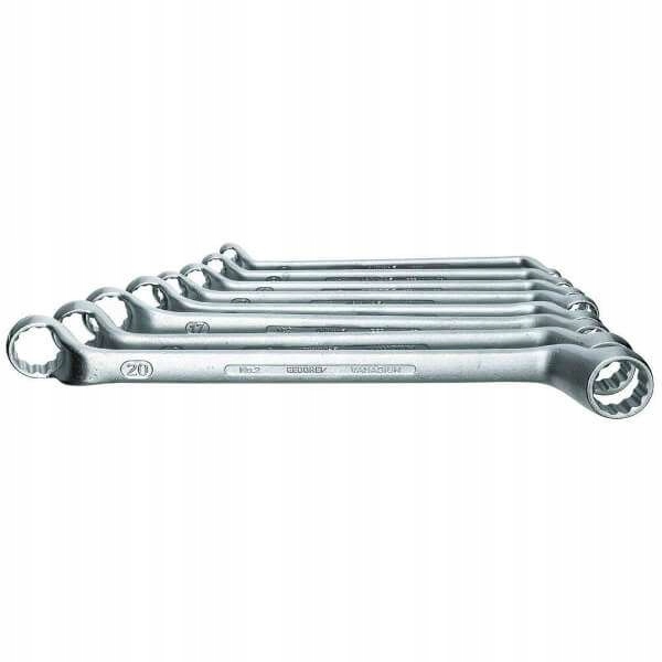 Kľúče očko 2-str.DIN838 6-32mm,12-dielne.