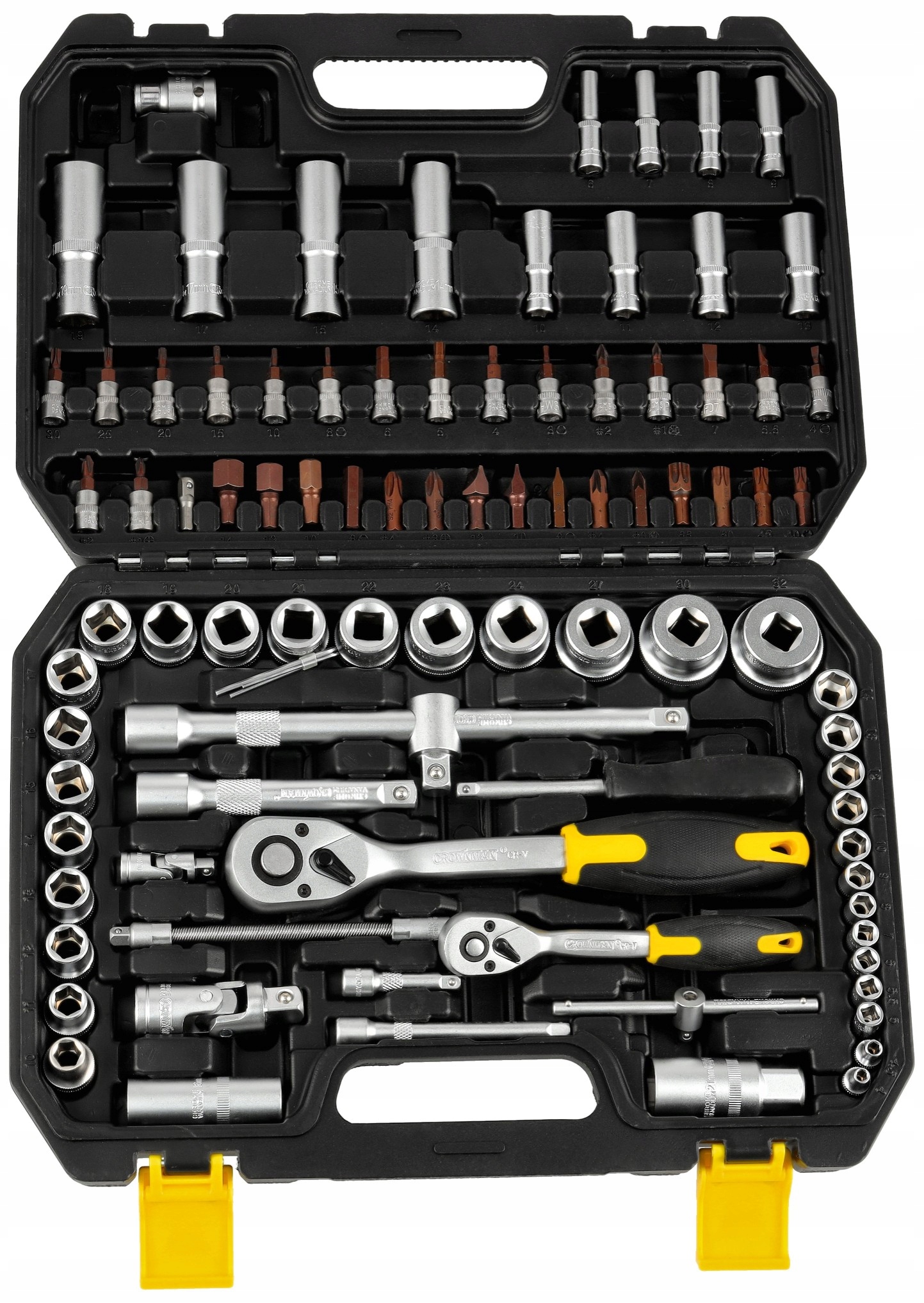 Nástrojová sada Klíče Bity Nástavce 94 ks Univerzální Nezbytnost