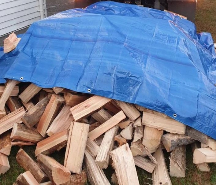 PLANDEKA NIEBIESKA 3x4m MATA SUPER MOCNA GRUBA Szerokość 4 m