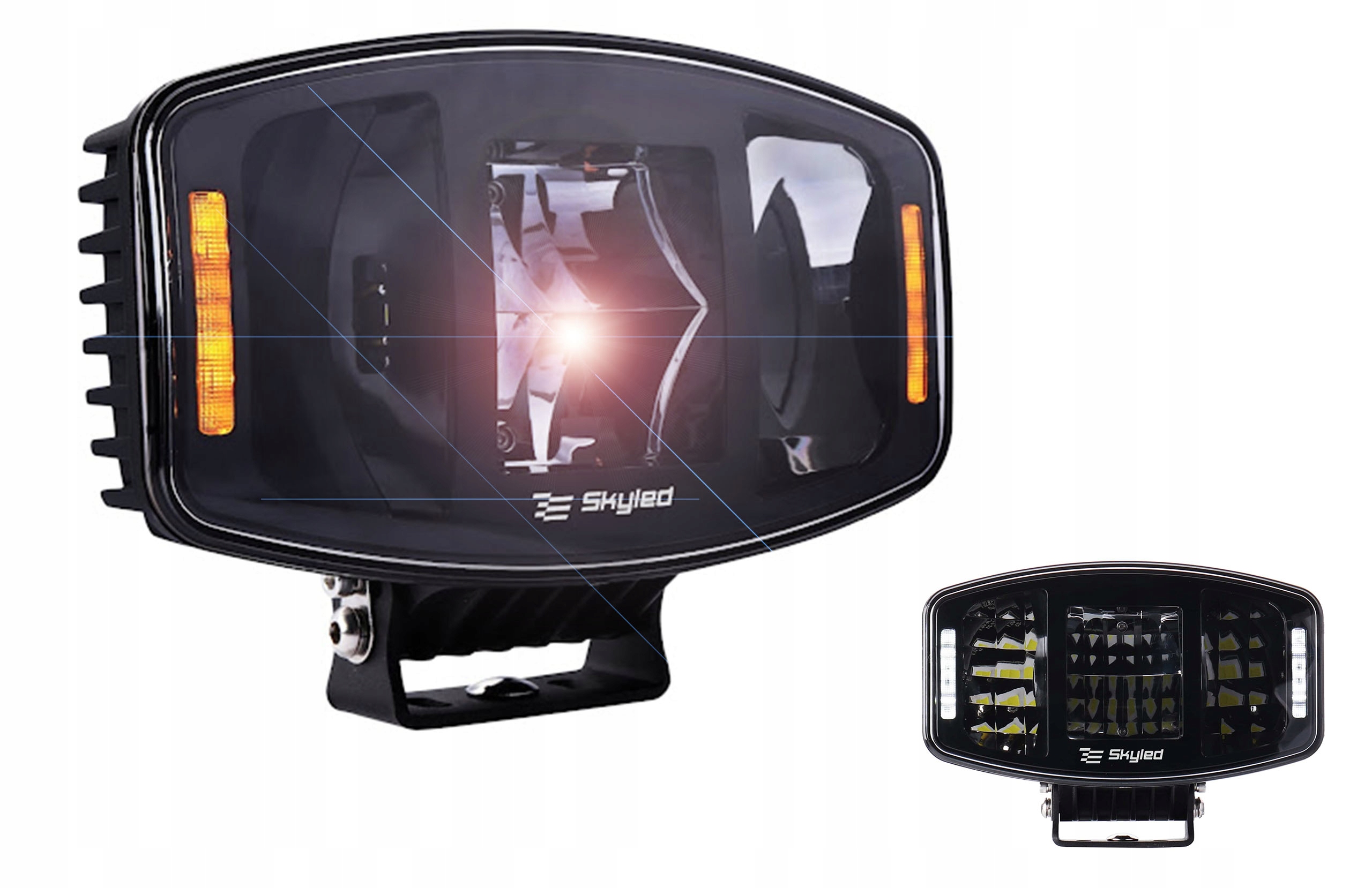 Галоген для труб черный SKYLED JUMBO FULL LED