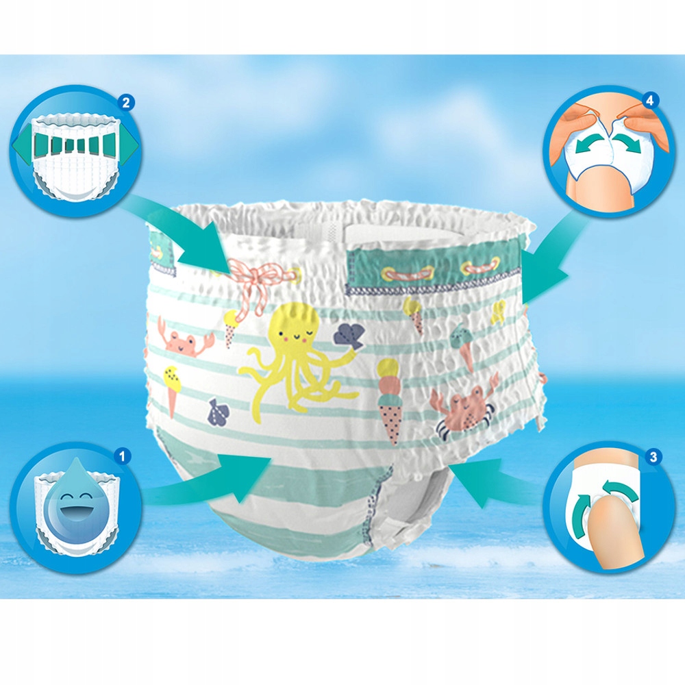 PAMPERS SPLASHERS PIELUSZKI NA BASEN WODY Junior 5 Kod producenta 8001090728951