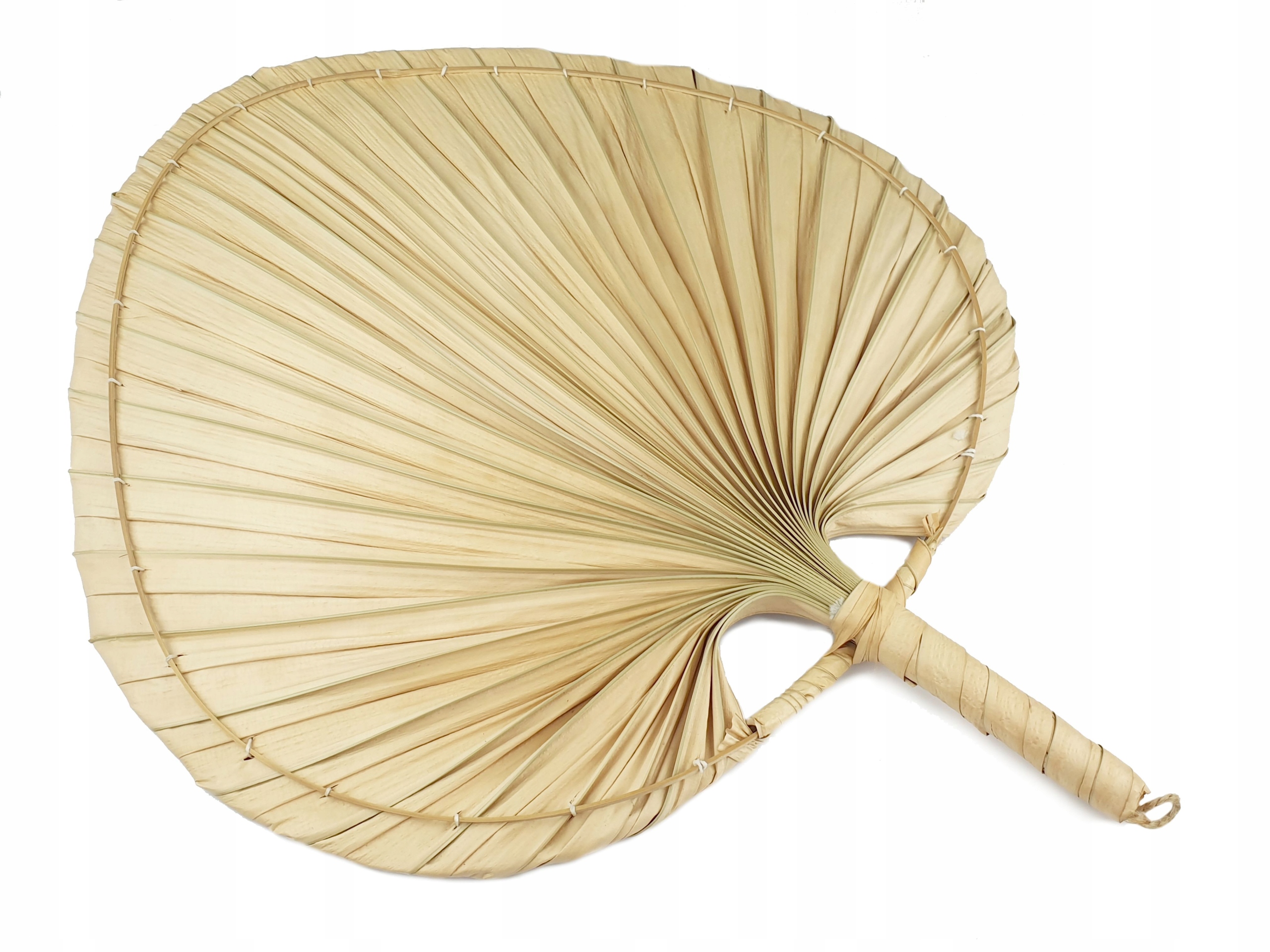 

bardzo duży Wachlarz z liści palmowych sauna 45 cm