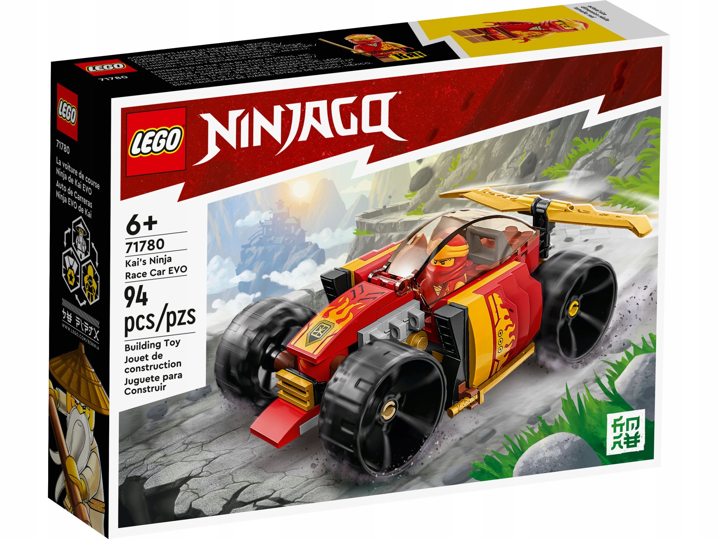 

Lego 71780 Ninjago Samochód wyścigowy Kaia Evo