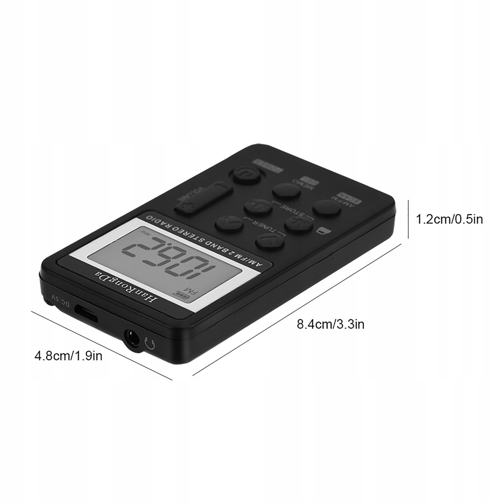 KIESZONKOWE RADIO MINI ZE SŁUCHAWKAMI Stan opakowania oryginalne