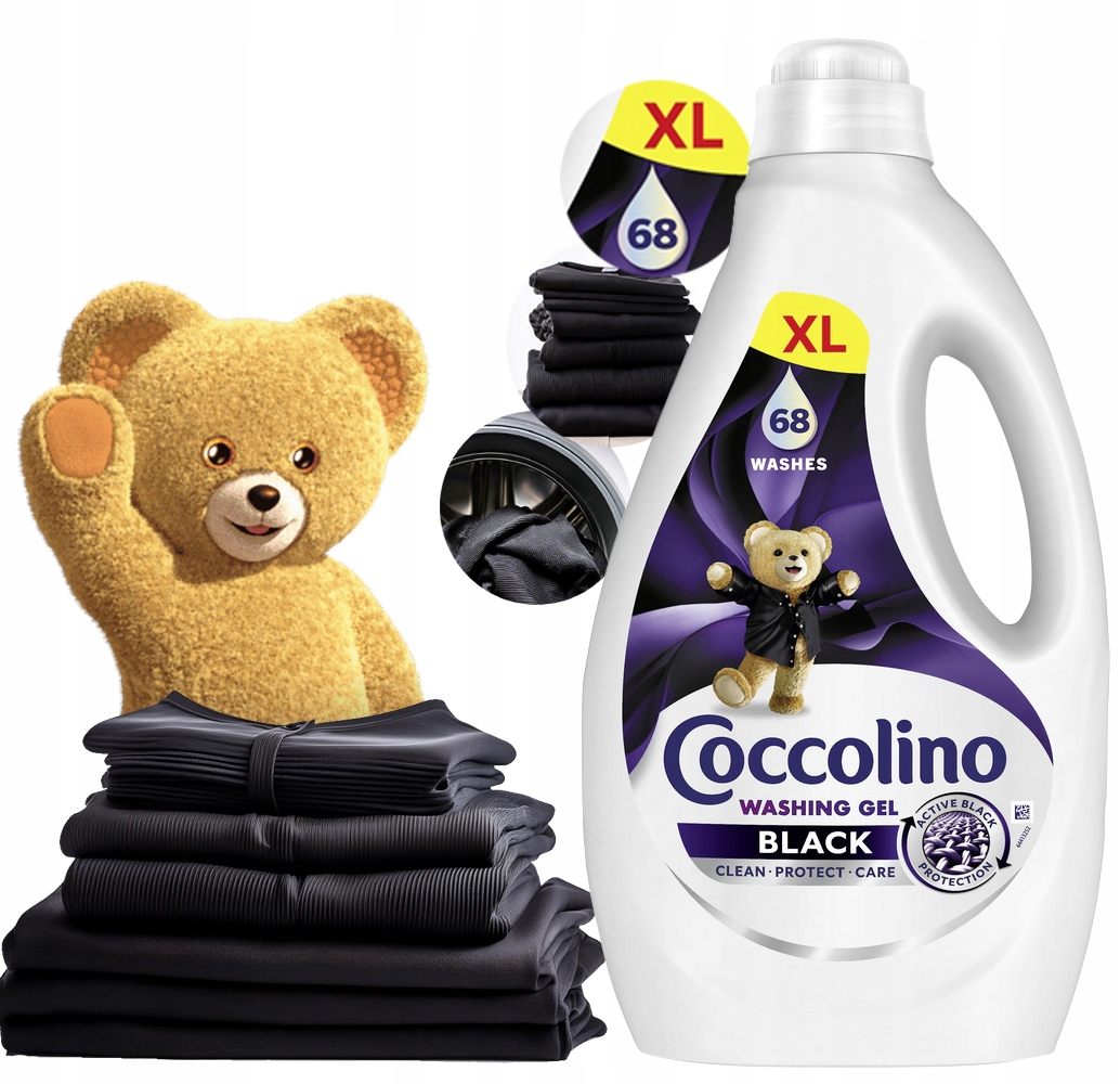 Coccolino Black & Dark Praní černých a tmavých tkanin 68 Praní 2,72 L XL