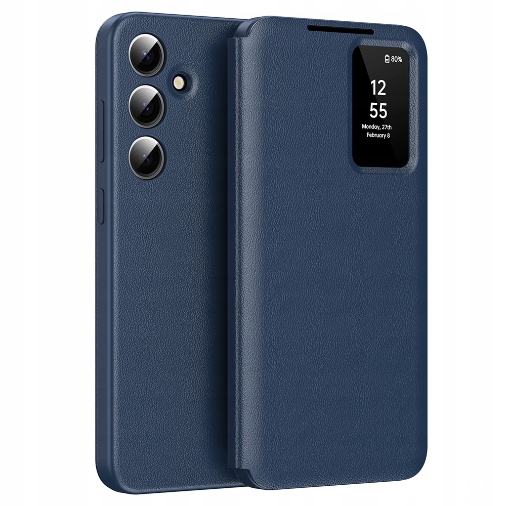 Techsuit SmartView Series etui do Samsung Galaxy S24 Fe niebieskie