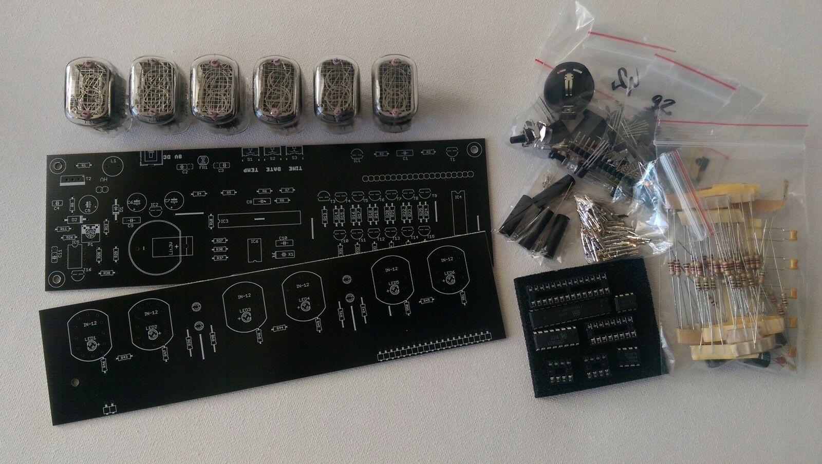 Zegar NIXIE 6x IN-12 Zestaw do montażu KIT Obudowa Producent Inna