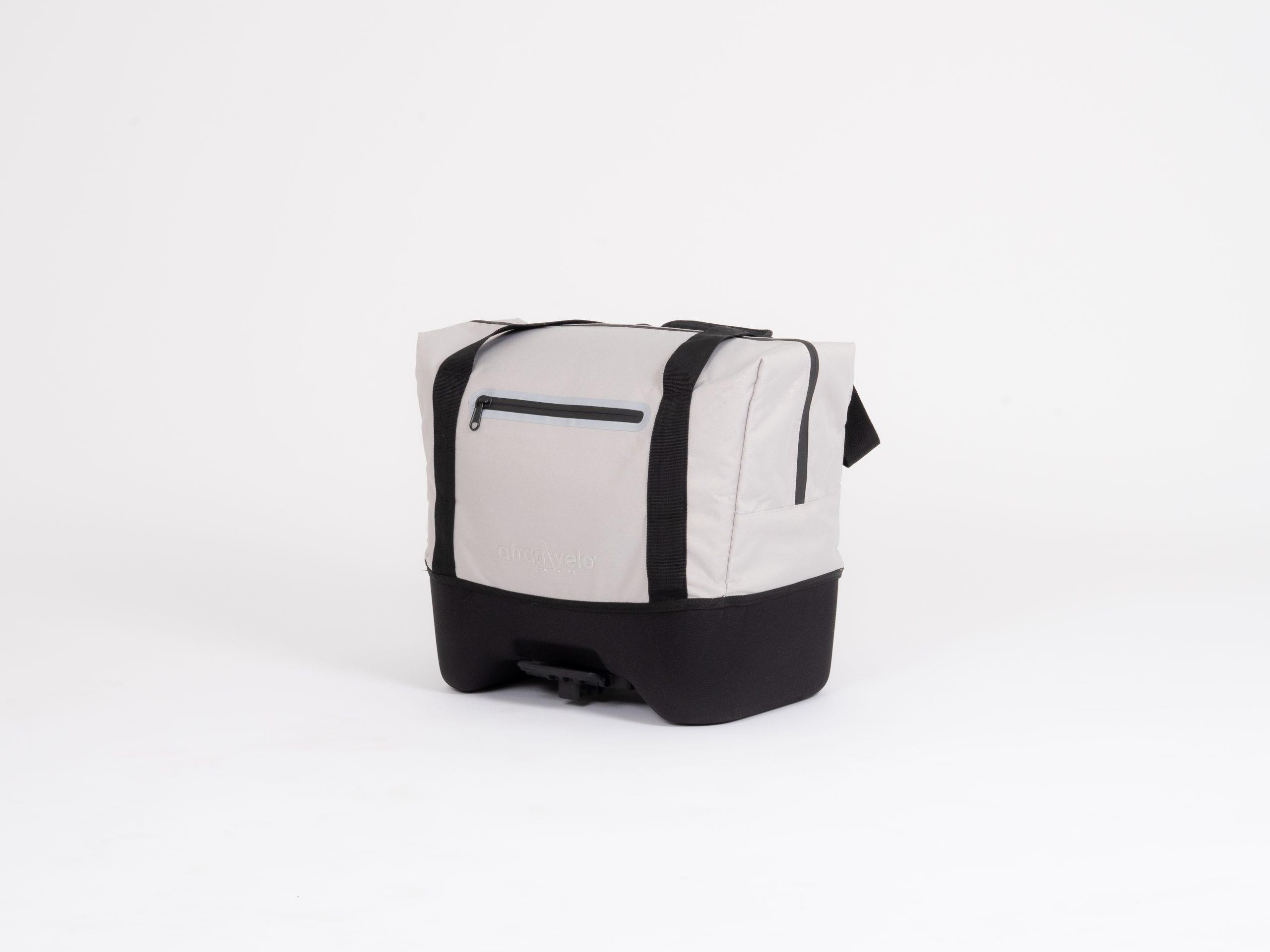 Stylová cyklistická taška na nosič AtranVelo Beat šedá
