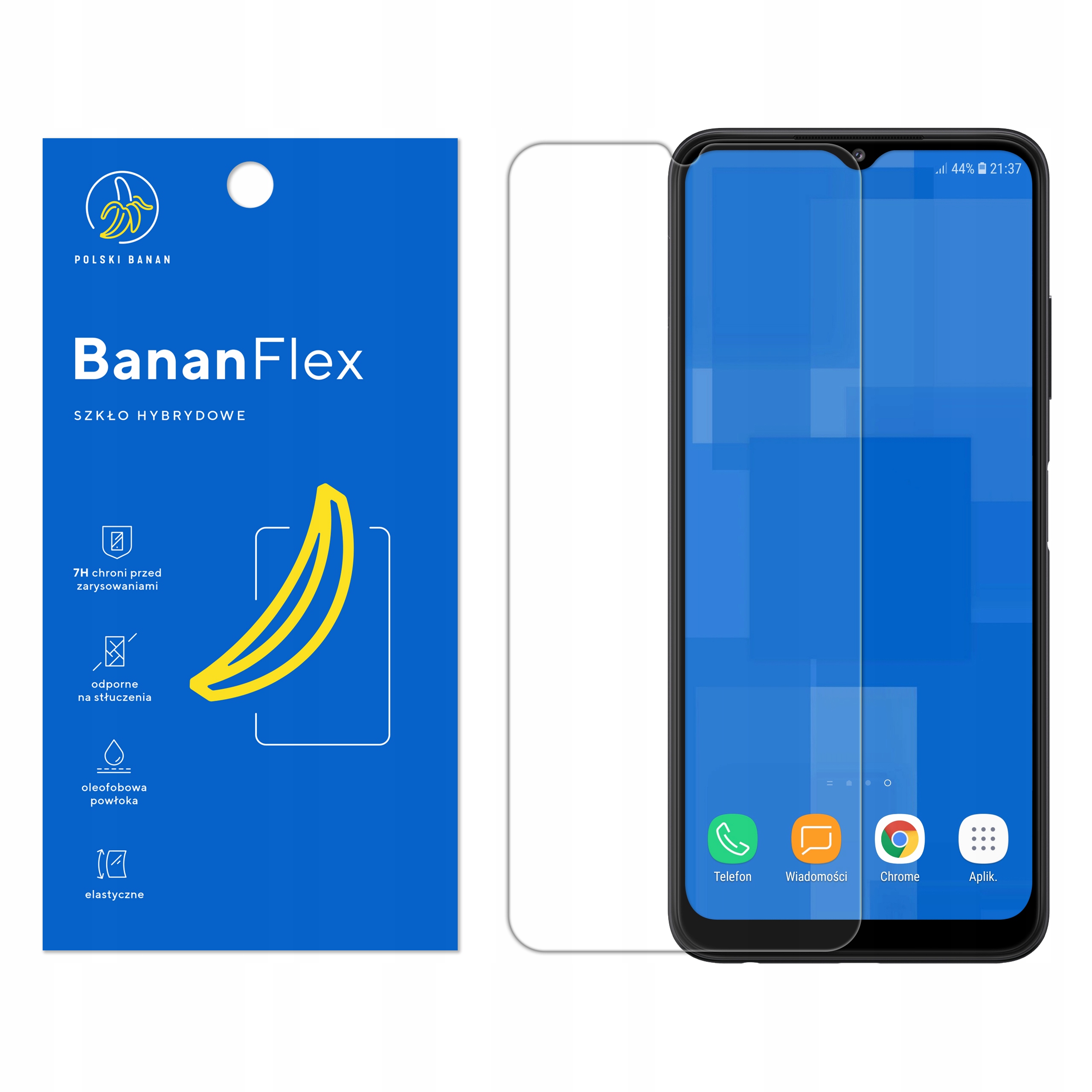 

Szkło Hybrydowe Polski Banan 7H do Samsung A22 5G