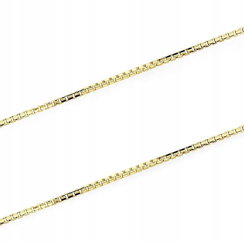Zlatý řetízek kostka 585 elegantní pro ženu k přívěsku R55 2.55g