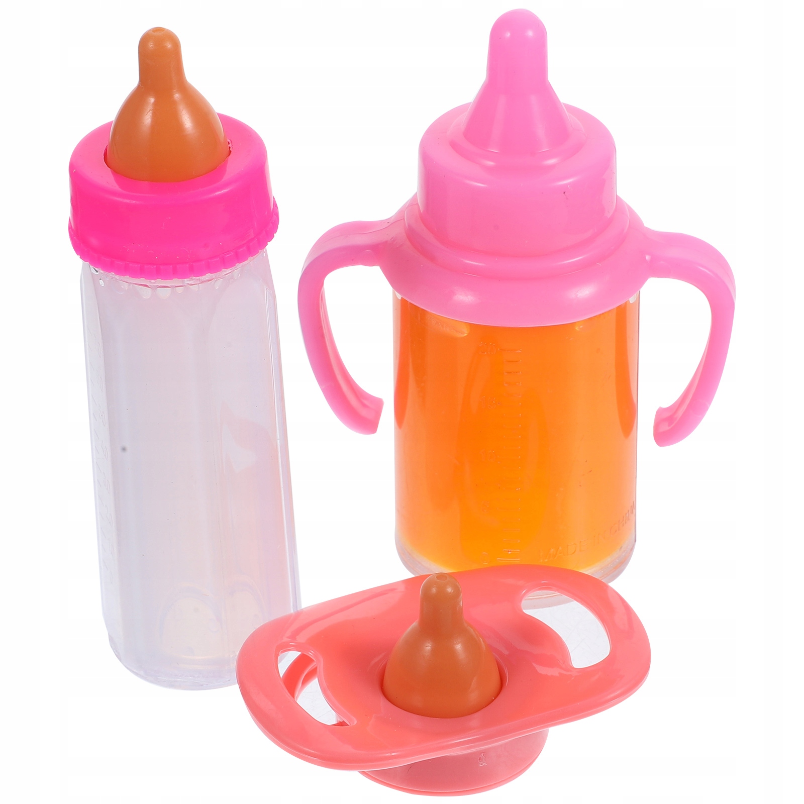 1 ZESTAW BUTELEK DLA LALEK UDAWANYCH ZABAWEK DOMKÓW, MAŁA KARMA Materiał inny