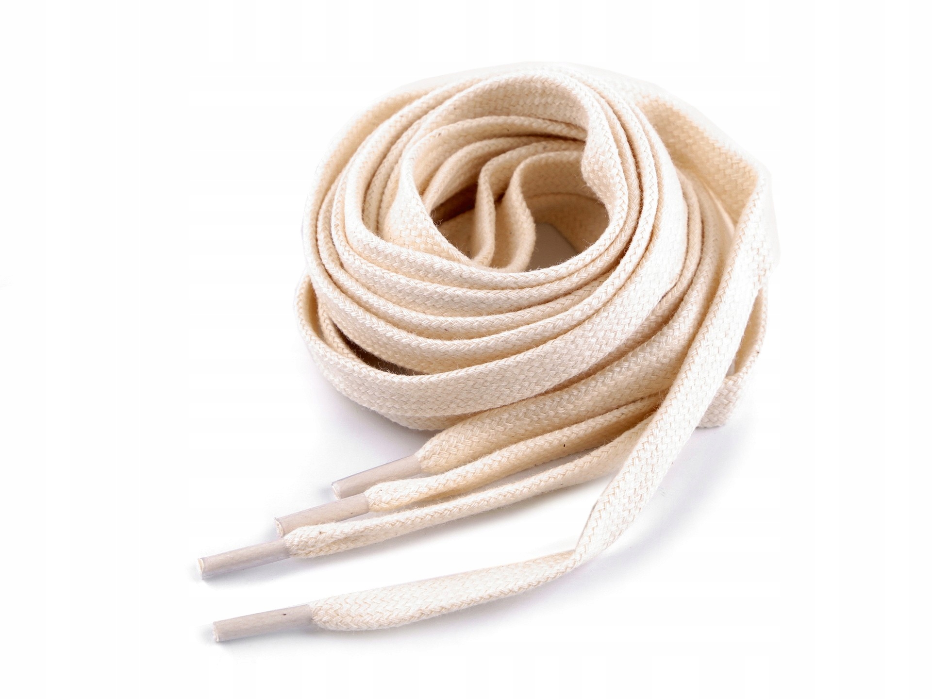 Sznurowadła ecru 130cm sznurówki