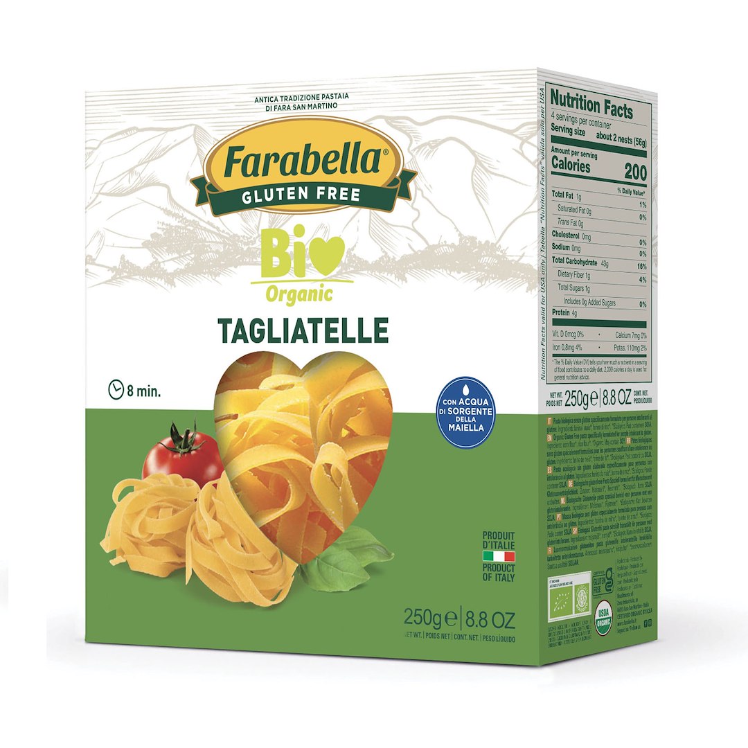 Těstoviny (kukuřično-rýžové) Tagliatelle Bezlepkové Bio 250 g -...