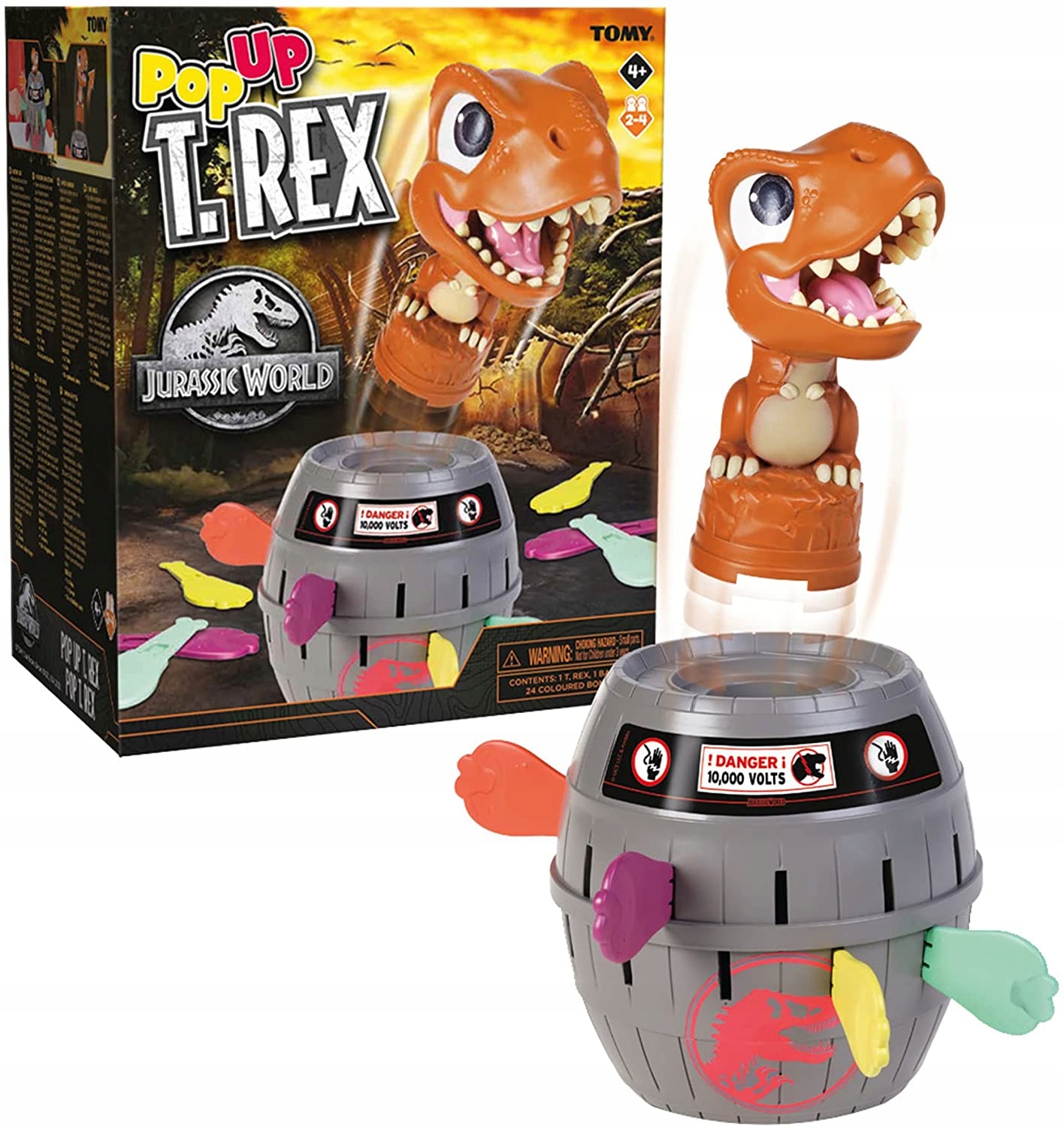

Jurassic World Gra Pop Up Wyskakujący T-rex Beczka
