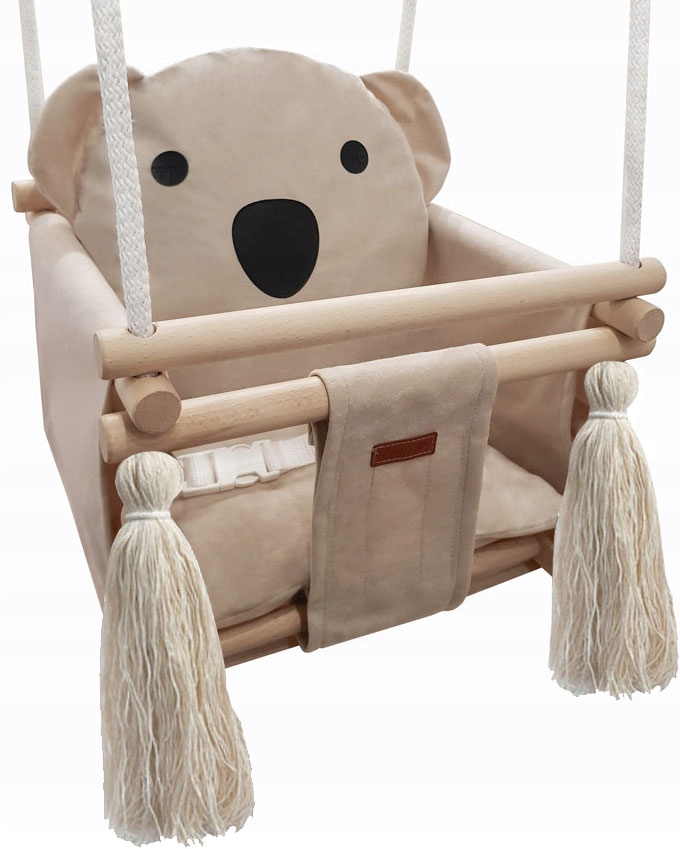 

Huśtawka Dla Dzieci Pluszowy Miś Koala Beige