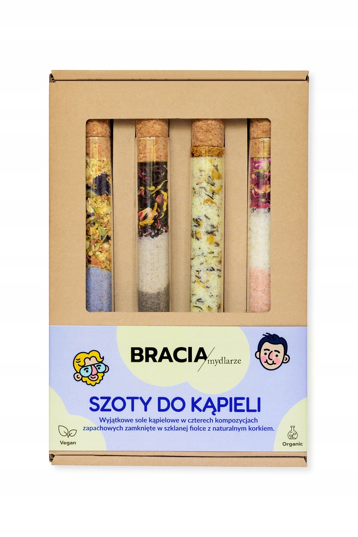 Bracia Mydlarze, Šoty do koupele x4, Sada Č. 2 – květiny