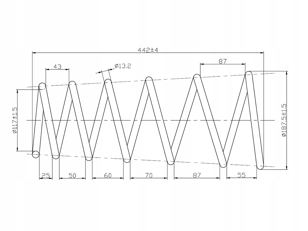 FT12229K - КОМПЛЕКТ ПЕРЕДНИХ ПРУЖИН FIAT DOBLO 2000-