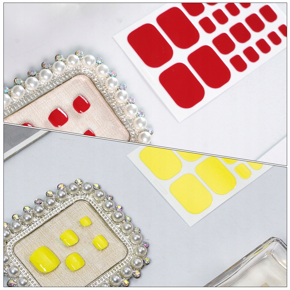 Nail Art Stickers Toe Full Wraps Decorations Marka bez marki