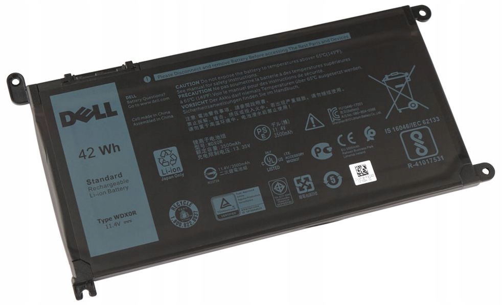 DELL Bateria 42Wh 3 Cell, 0WDX0R