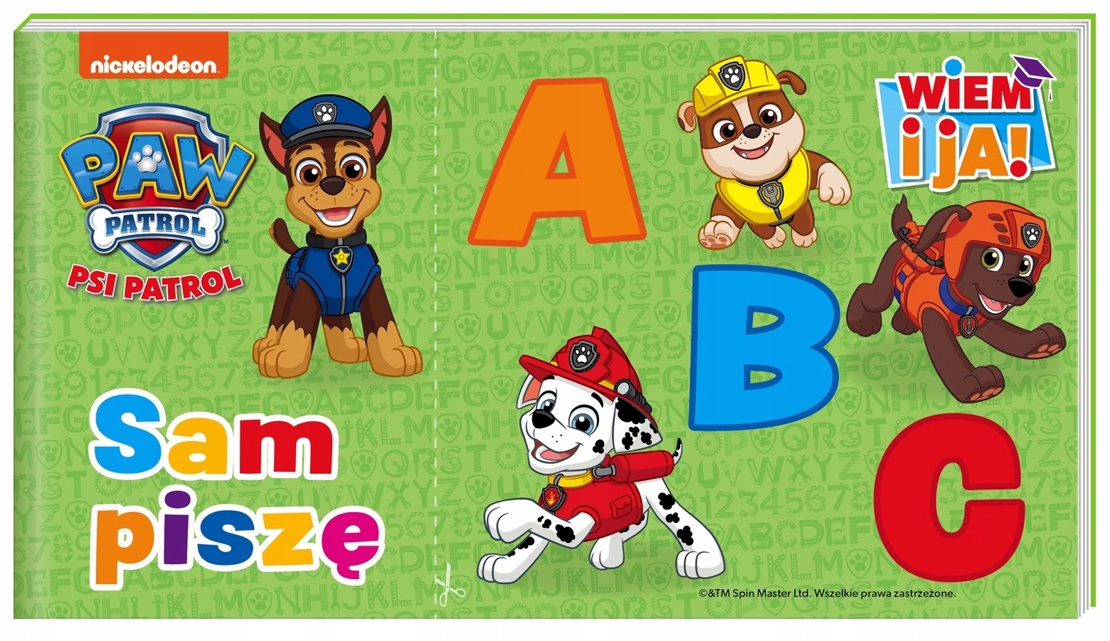 

Psi Patrol Wiem i ja! Sam piszę Abc Literki Litery