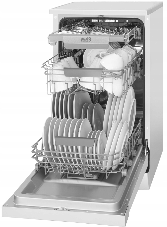 Zmywarka Amica DFM44C7EOqWH 45 cm 10kpl 7 programów 3 kosze Marka Amica