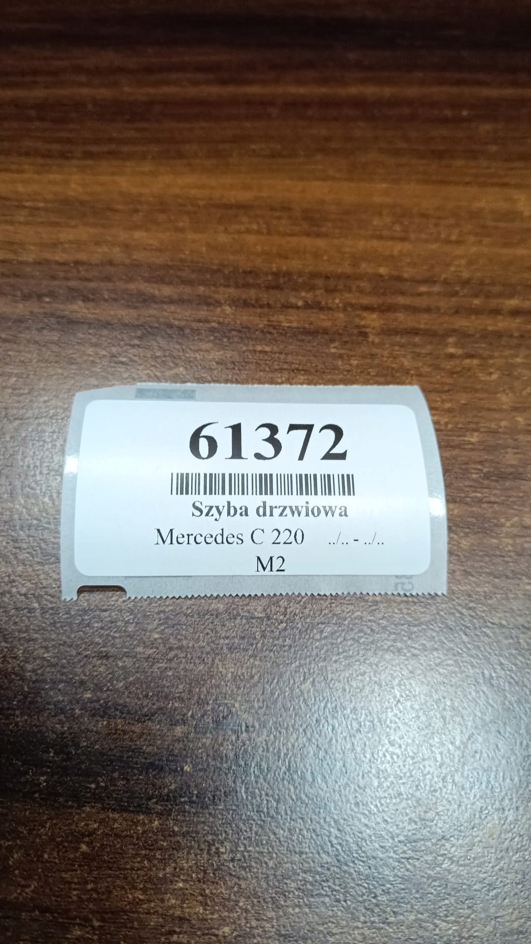 MERCEDES C 220 window door left rear part