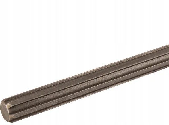 Wałek frezowany wału wałka WOM frez 1 3/8 Z6 (6 frezów) L - 245 cały frez