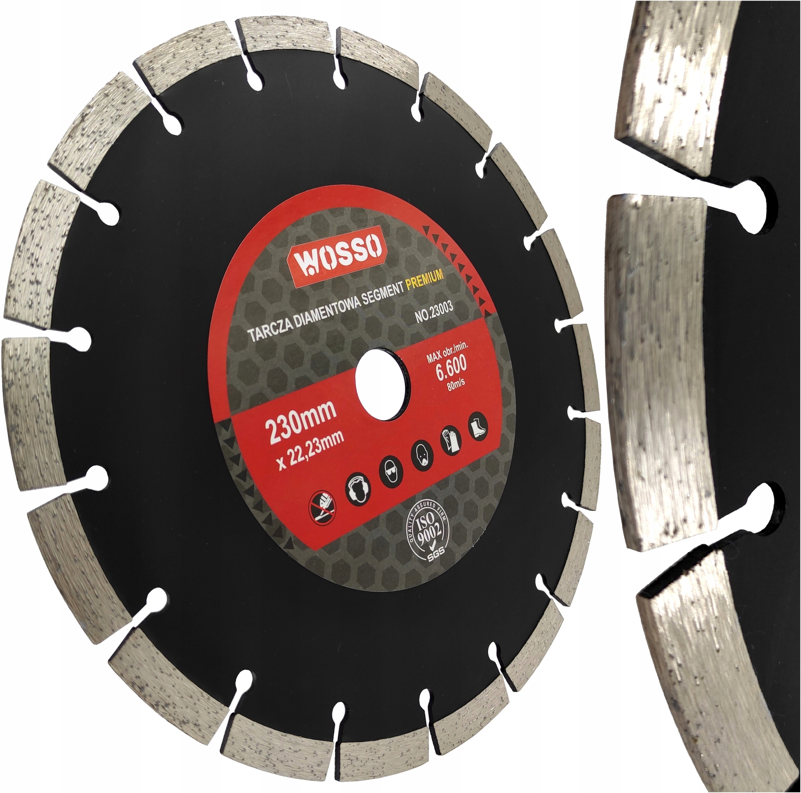 

Tarcza Diamentowa Beton Kostka Cegła Segment 230MM