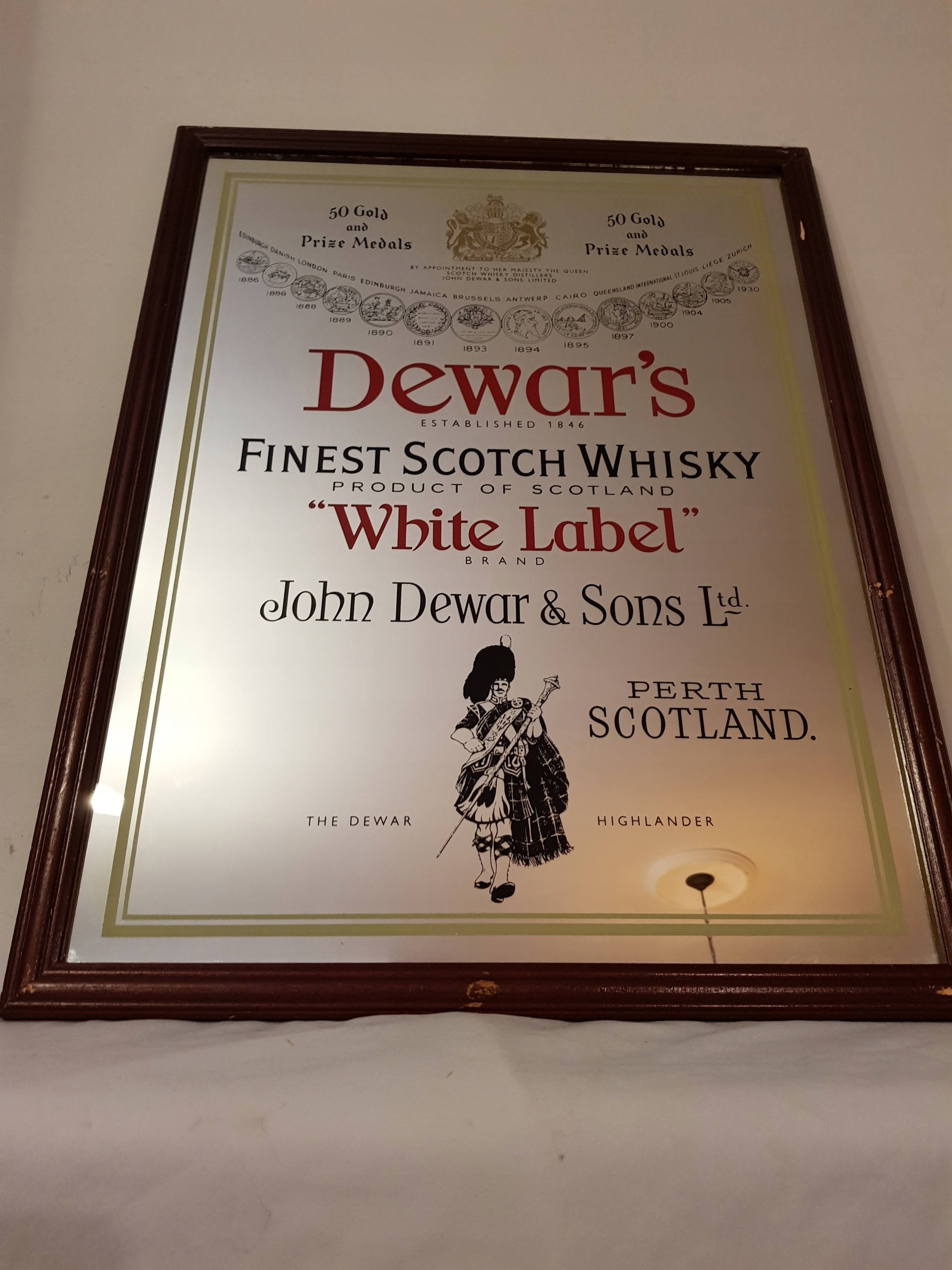 Obraz na lustrze Dewars