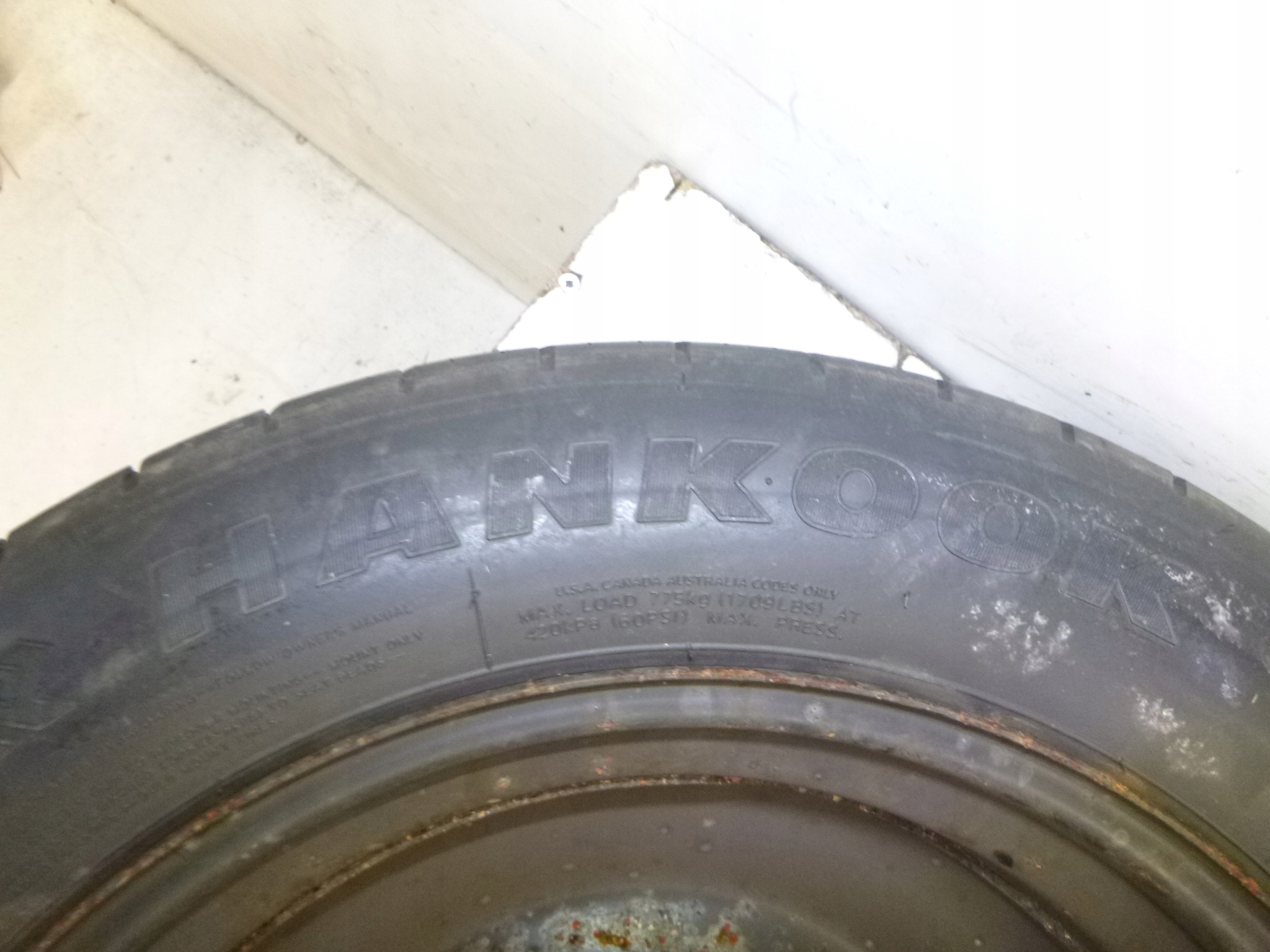 disc wheel spare spare tyre 16" Ford C MAX 5x108