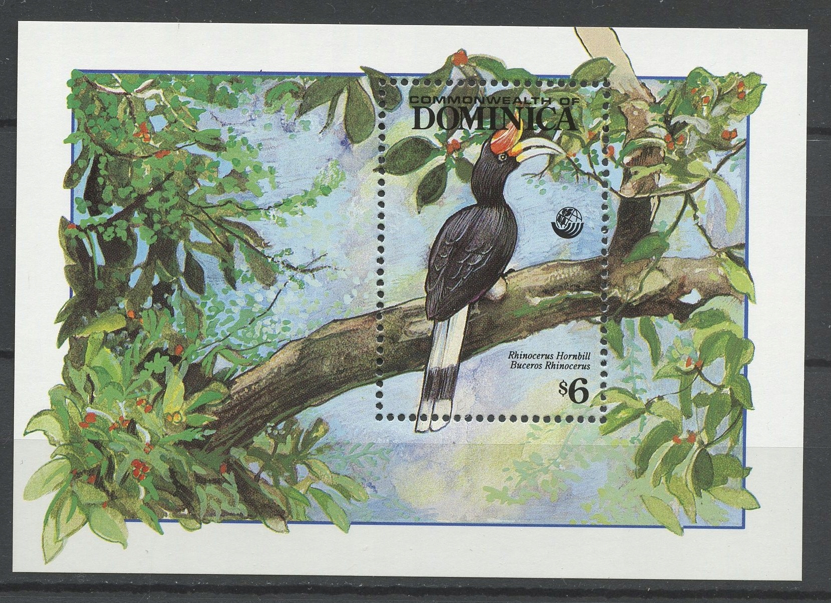 Dominica** Mi. Blok 227 Ptaki