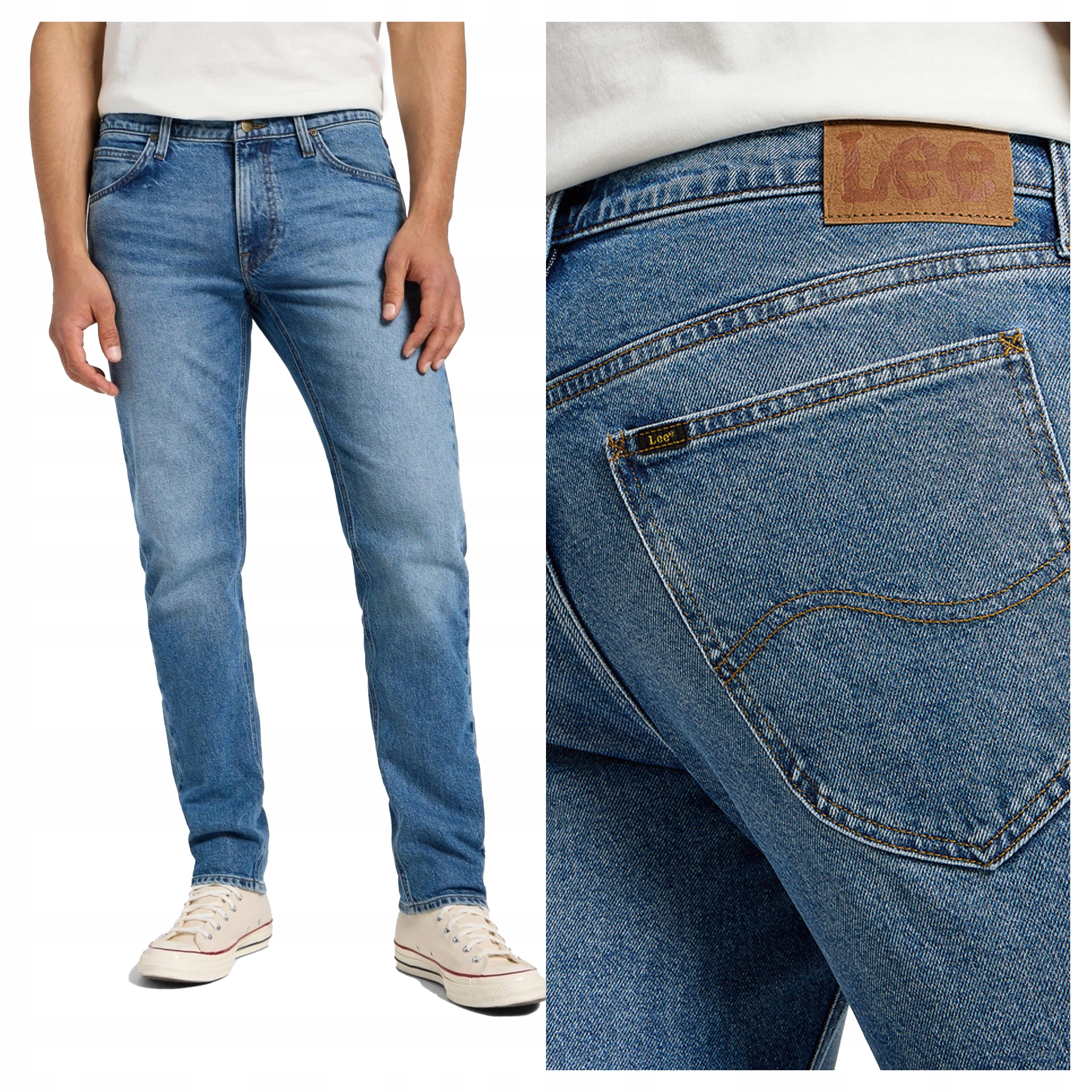 Lee Riverway 112355810 W33 L32 Pánské džíny Jednoduché