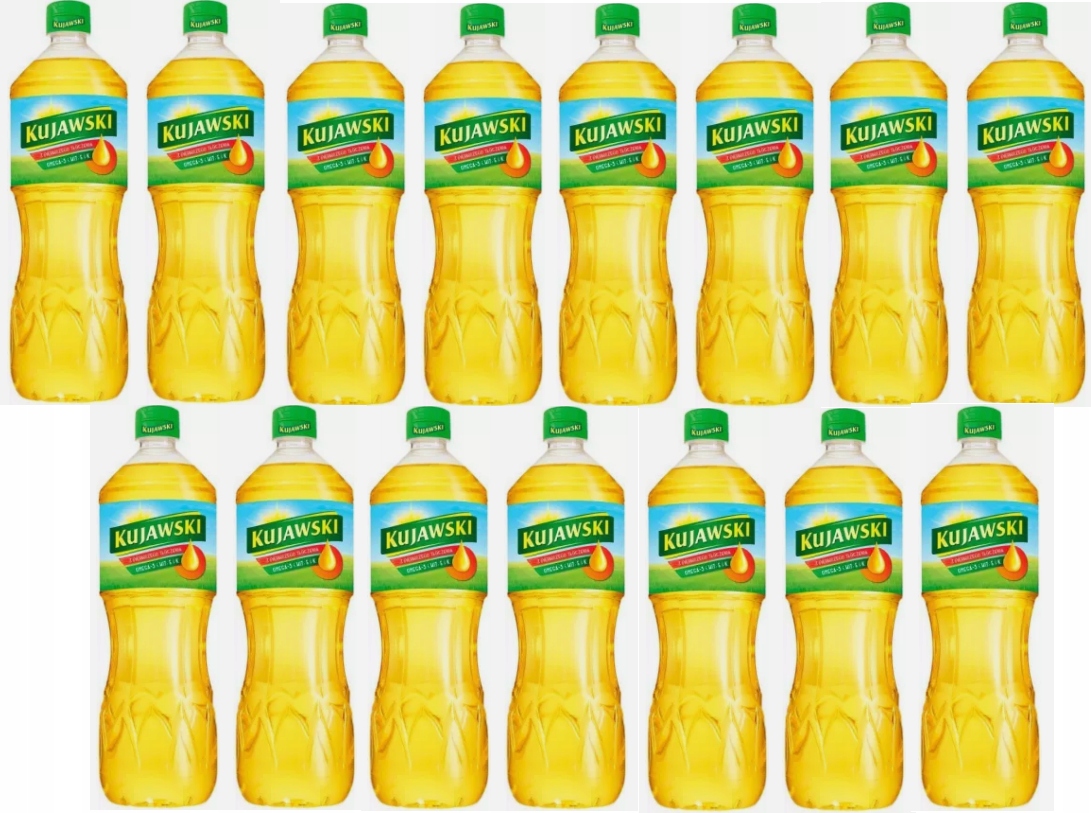 Levně 15 x Rafinovaný řepkový olej Kujawski 1000 ml