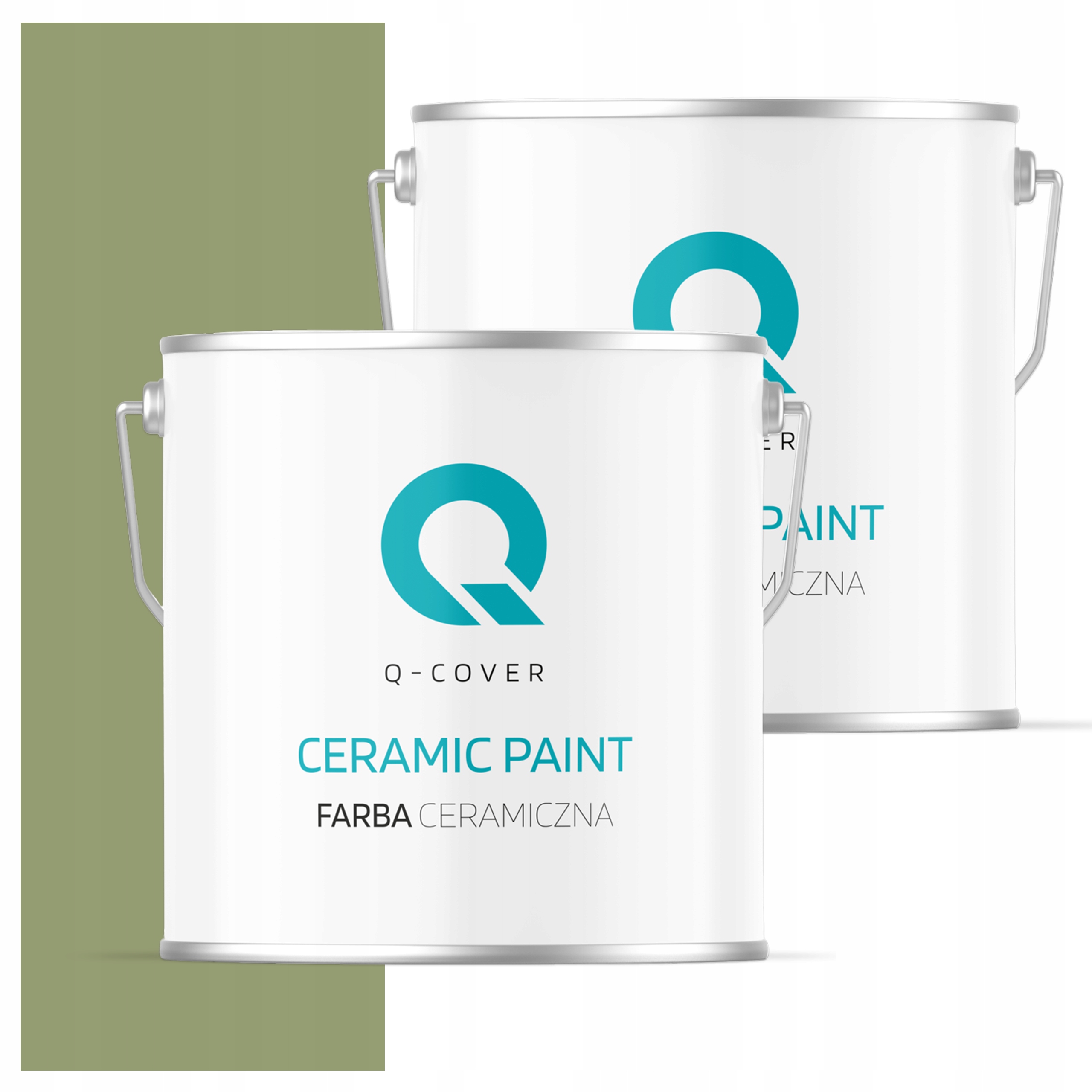 Keramická umývateľná farba na interiér 5L Hlboká matná zhnitá zelená