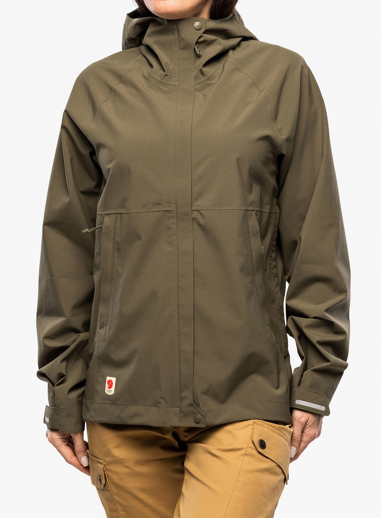 Kurtka przeciwdeszczowa damska Fjallraven Hc Hydratic Trail Jacket green L