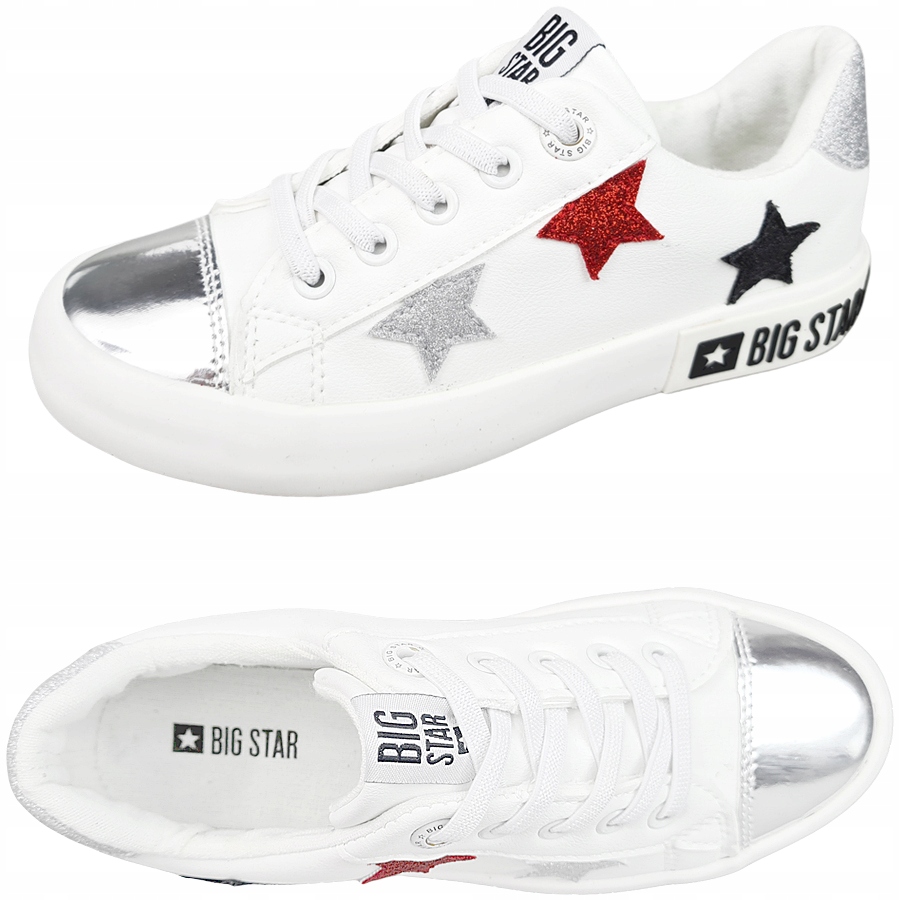 

Trampki Big Star dziecięce buty białe II374032 34
