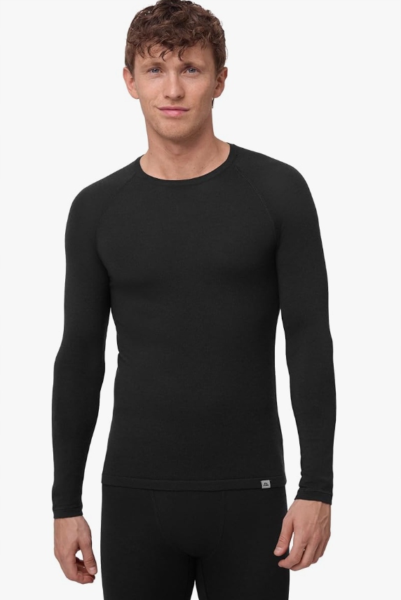 Koszulka termoaktywna Danish Endurance męska czarna długi rękaw M L górska