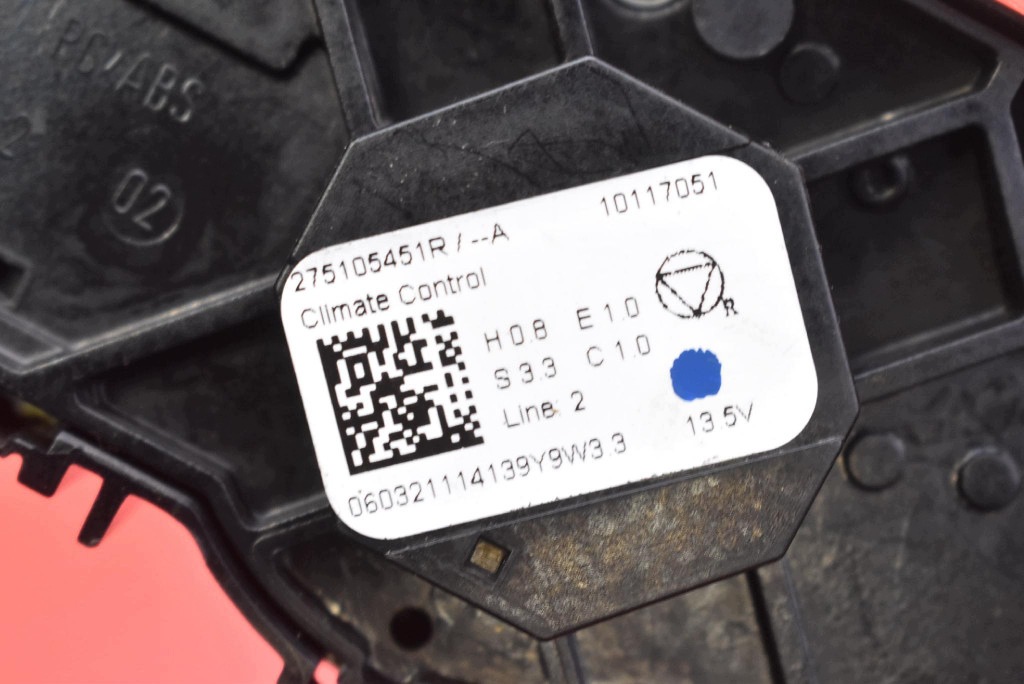 control panel air conditioning devices KLIMY 275105451R DACIA DUSTER 2 II 17-21