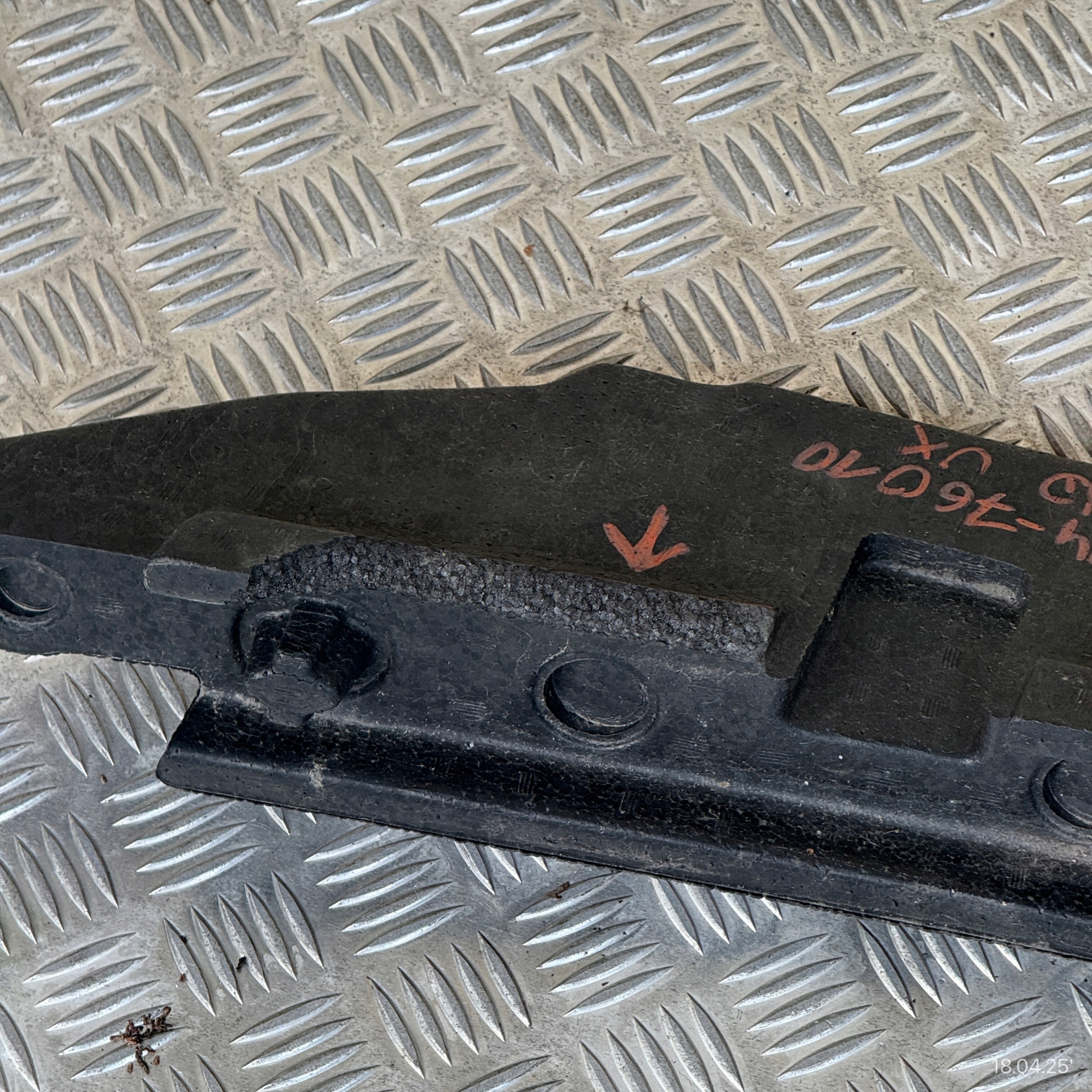 ABSORBER der Stoßstange vorne träger Polystyren LEXUS UX 52614-76010