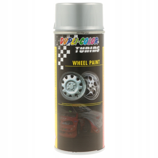 Motip Dupli Color Lakier do felg kół Srebrny Spray 400ML farba Tuning