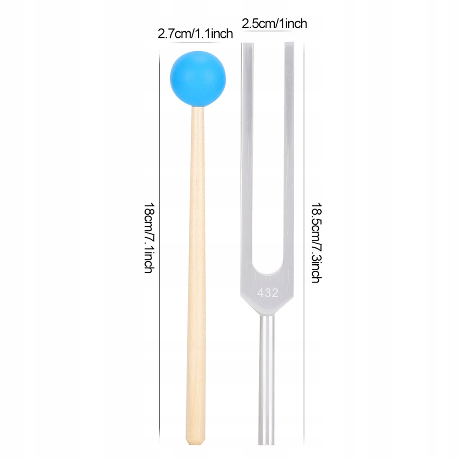 KAMERTON WIDEŁKOWY W ETUI 432 HZ Rodzaj inny