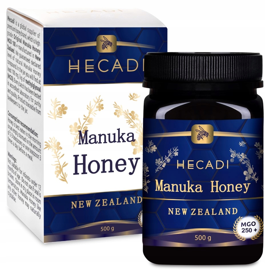 Levně Hecadi Med Manuka Mgo 250 Nový Zéland 500 g