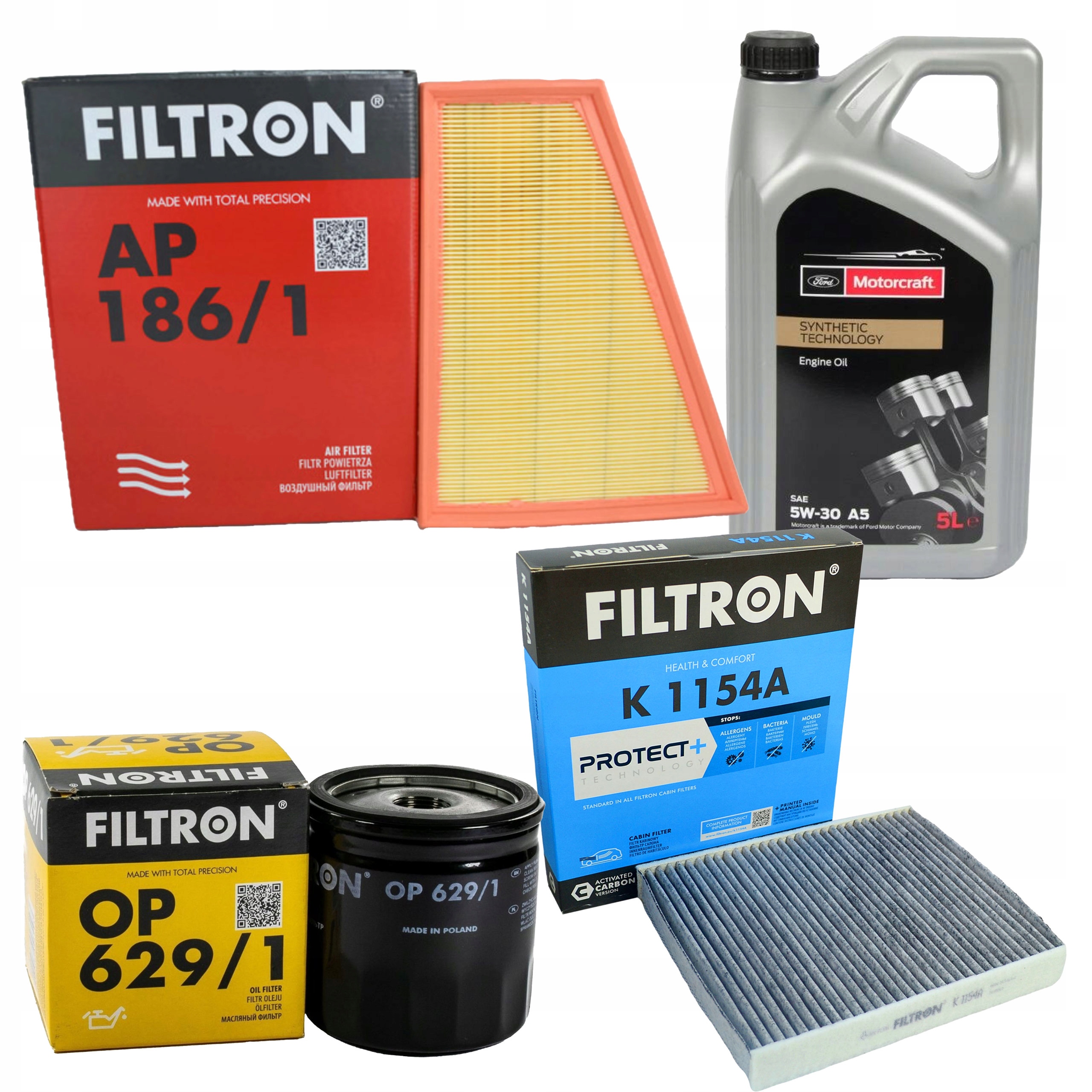 Sada Filtrů Filtron Olej 5W30 Ford Mondeo MK4 2.0 Tdci