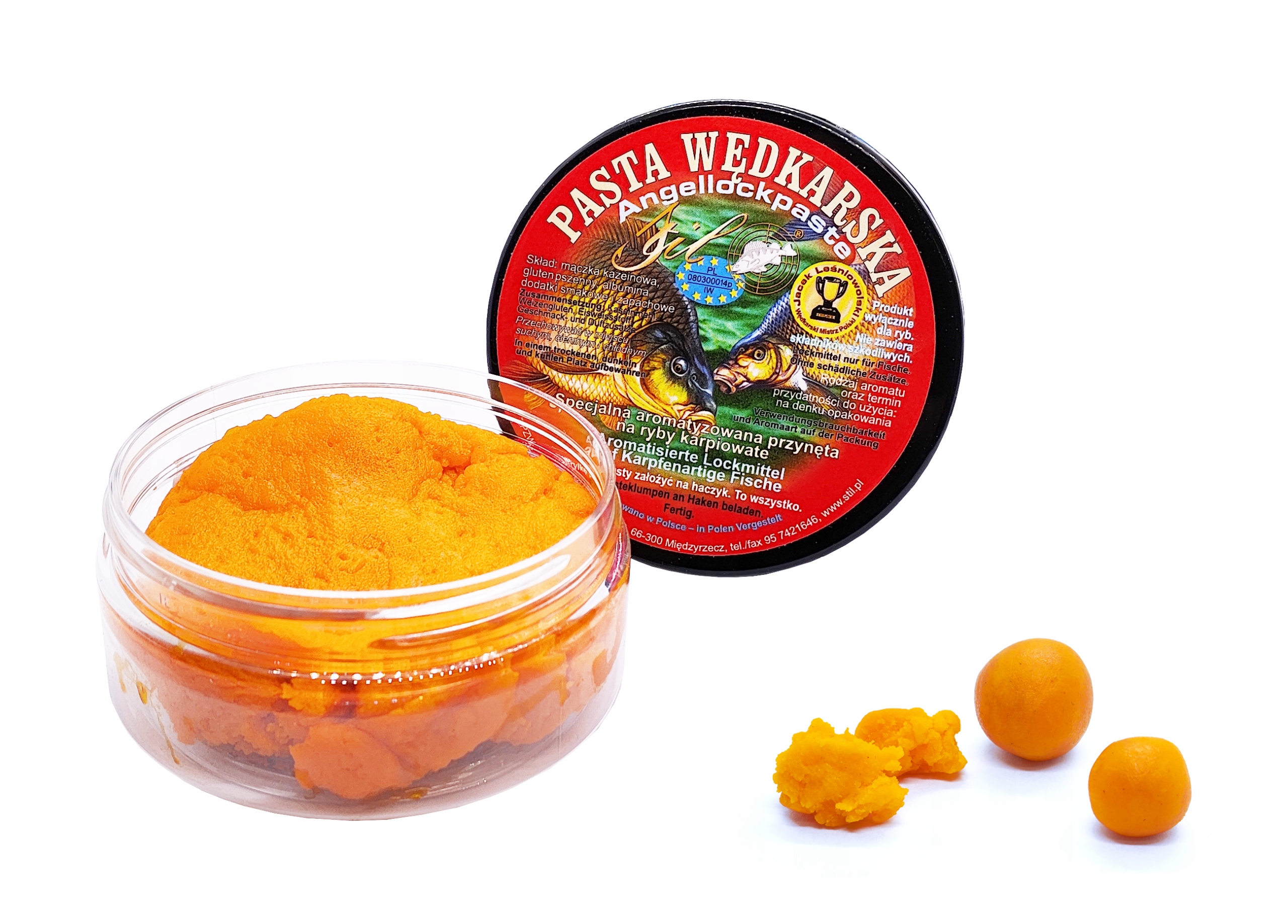 Ciasto wędkarskie haczykowe gotowe Miód pasta Stil
